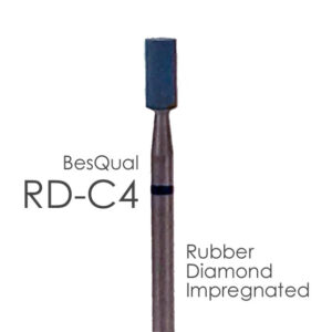 Besqual Zirconia Rubber Diamond Impregnated Polishers: Medium Grit (3pk)